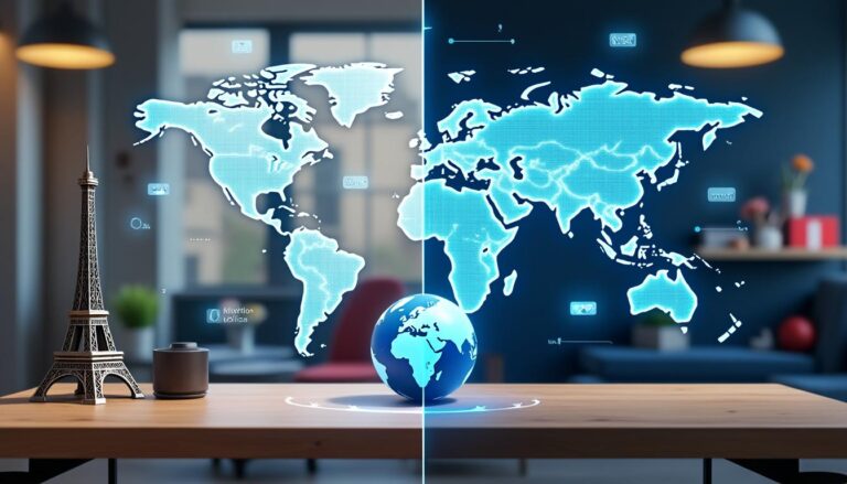 découvrez comment choisir entre l'extension de nom de domaine .fr ou .com en fonction de votre cible et du pays pour optimiser votre présence en ligne.