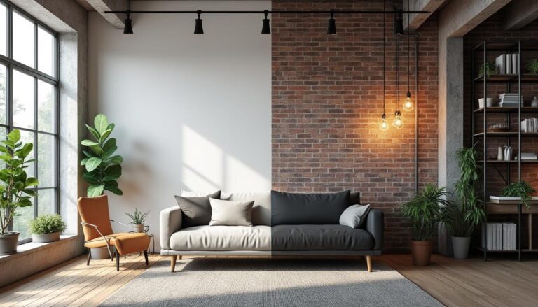 découvrez les principales différences entre la décoration scandinave, épurée et chaleureuse, et la décoration industrielle, brute et urbaine, pour choisir le style qui convient à votre intérieur.