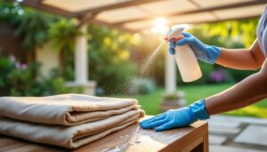 conseils pratiques pour l'entretien de votre toile de pergola : anti-moisissures, nettoyage efficace et astuces de stockage pour prolonger sa durée de vie.