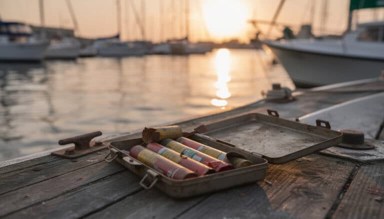 découvrez si le kit pyrotechnique des feux de détresse pour bateau d'occasion doit être neuf lors de la vente, et les règles à respecter pour naviguer en toute sécurité.