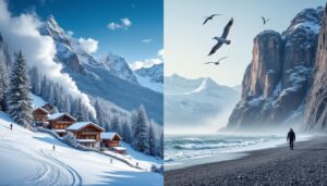 découvrez les principales différences entre un séjour à la montagne et à la mer en hiver, entre ambiance, activités et paysages pour choisir votre destination idéale.