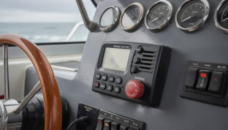 découvrez notre sélection de radios vhf dsc d'occasion pour bateau, équipées de l'appel sélectif numérique et du bouton détresse, pour une communication maritime sûre et fiable.