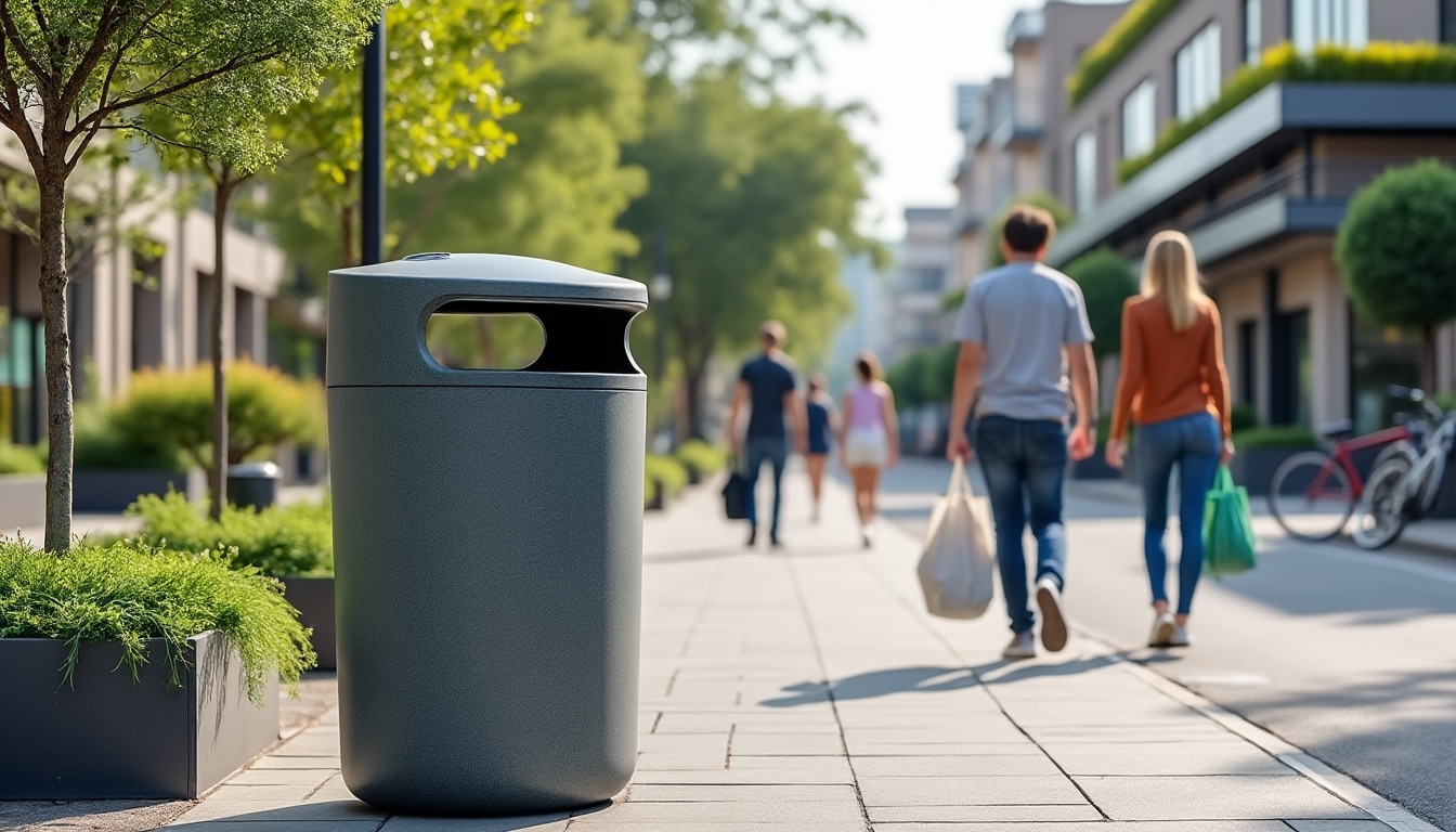 apprenez à fabriquer une poubelle urbaine en plastique recyclé pour promouvoir l'économie circulaire et réduire les déchets tout en favorisant un environnement durable.