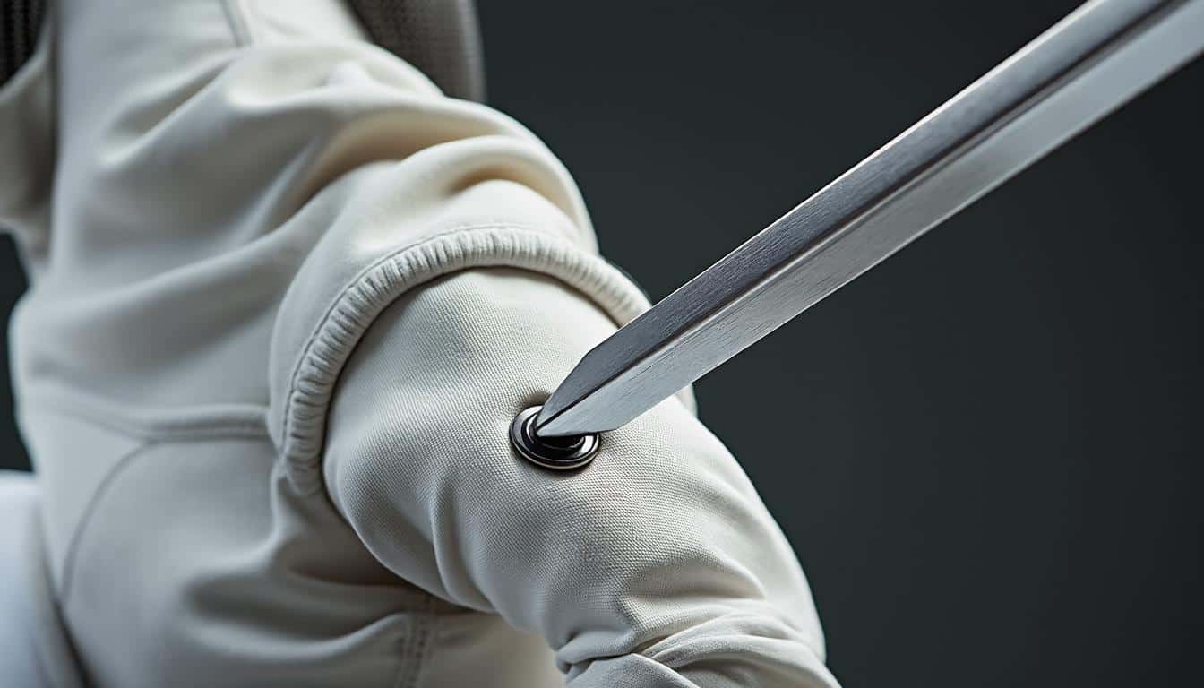 découvrez comment la touche de la pointe sur le plastron valide un point en escrime fleuret, les règles essentielles et les techniques pour réussir vos touches.