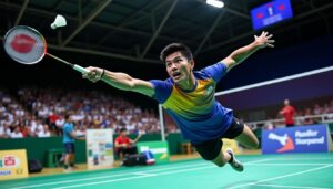 découvrez comment la vitesse d'exécution du smash foudroyant peut transformer votre jeu et vous faire gagner en compétition de badminton.