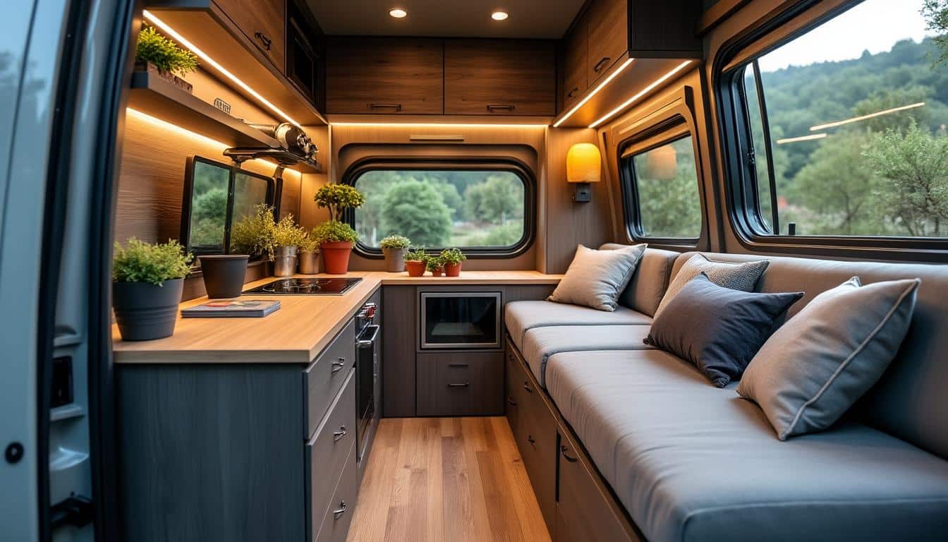 découvrez comment l'aménagement d'un fourgon utilitaire en maison mobile concrétise pleinement le mode de vie nomade en van.