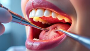le détartrage sous-gingival profond est une intervention clé pour traiter efficacement la parodontite et préserver la santé des gencives.