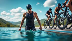 découvrez comment l'enchaînement de la natation et du vélo structure efficacement l'entraînement au triathlon pour améliorer vos performances.