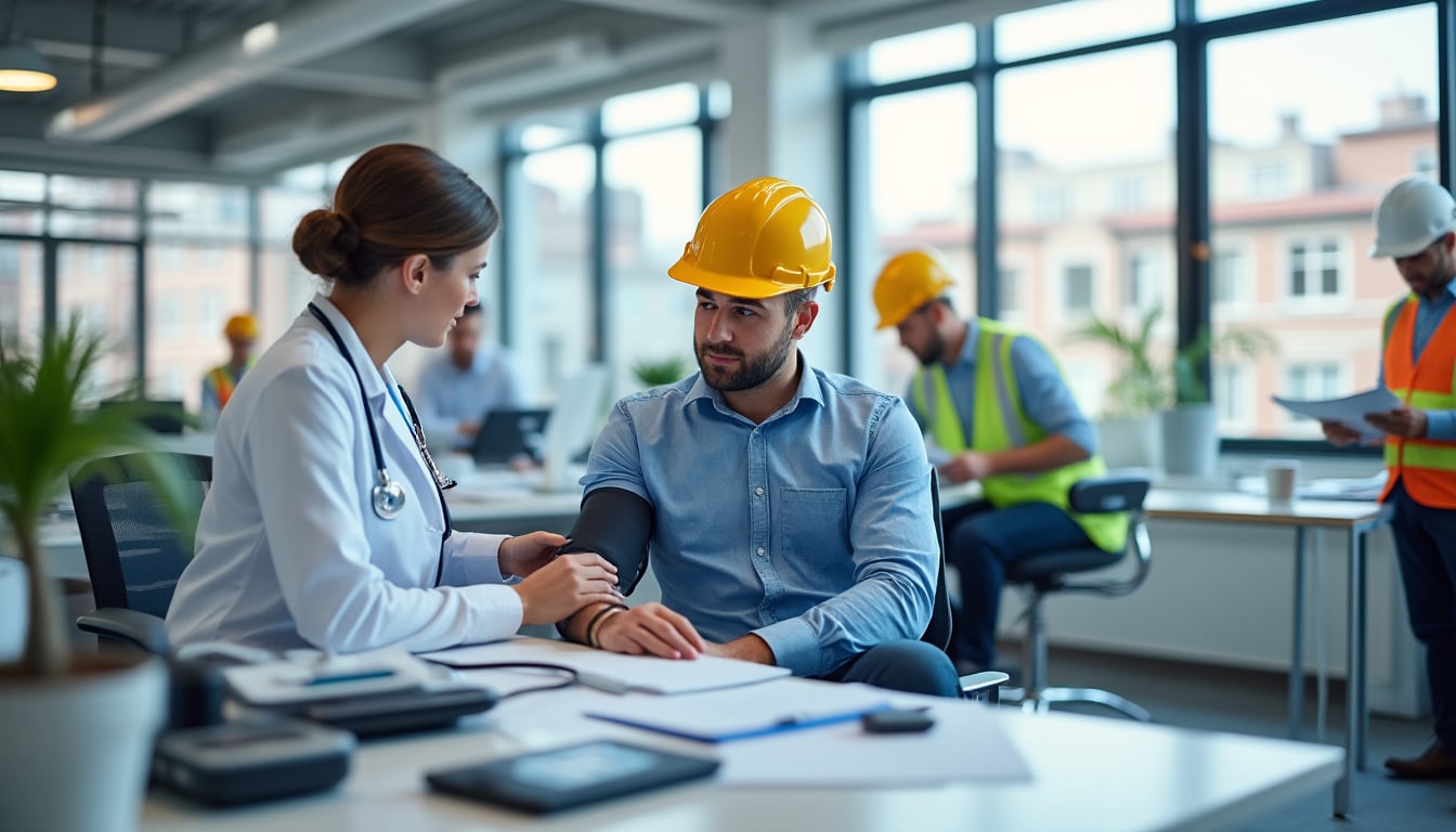 organisez vos visites médicales du travail annuelles pour assurer une prévention efficace des risques professionnels et garantir la santé de vos employés.